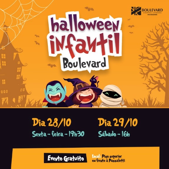 Boulevard Shopping terá halloween infantil neste final de semana